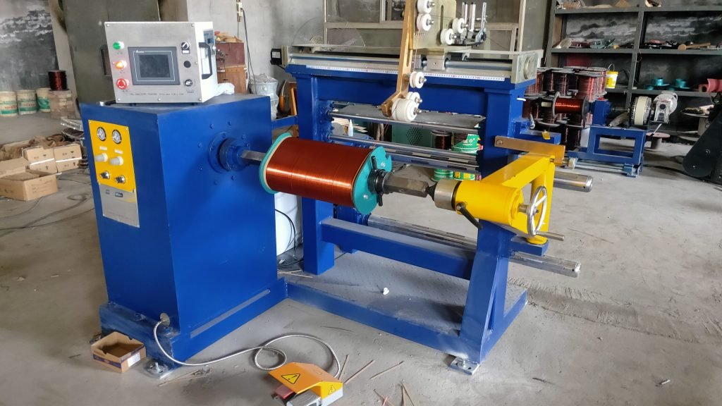 Automatic wire laying winding machine